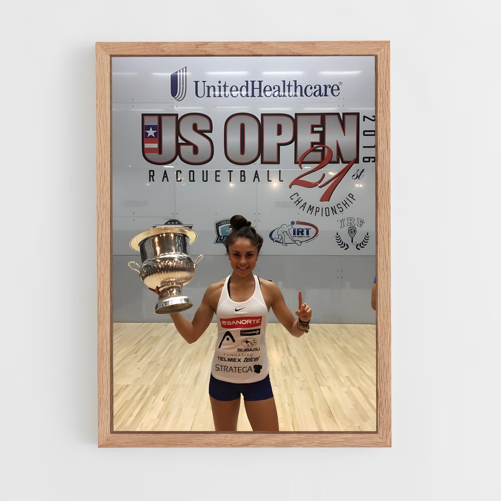 Poster Paola longoria – affiche Racquetball (vue 4)